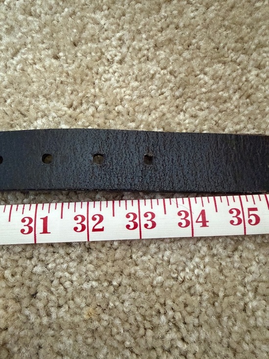 Vintage COACH Dark Brown Women’s Leather Belt Brass Buckle Dust Bag Hang Tag main image 9